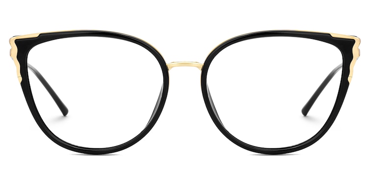 Estrada Cateye Black Glasses