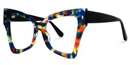 Migial Butterfly Blue-Tortoise Glasses1