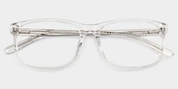Connie Rectangle Clear Glasses1