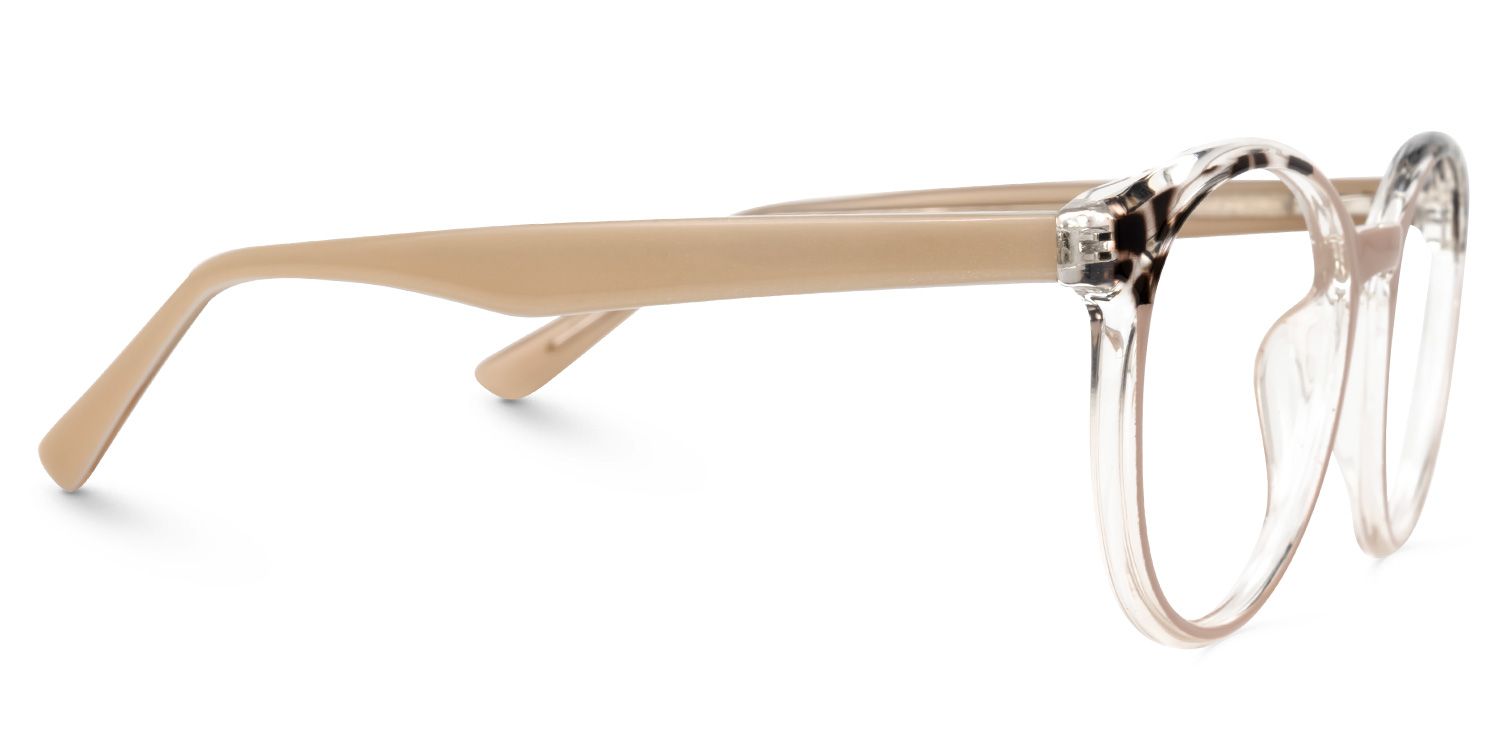 Round Jumesha Beige Glasses deals -Zeelool Glasses2