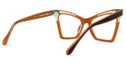 Johnsie Cateye Brown Glasses3
