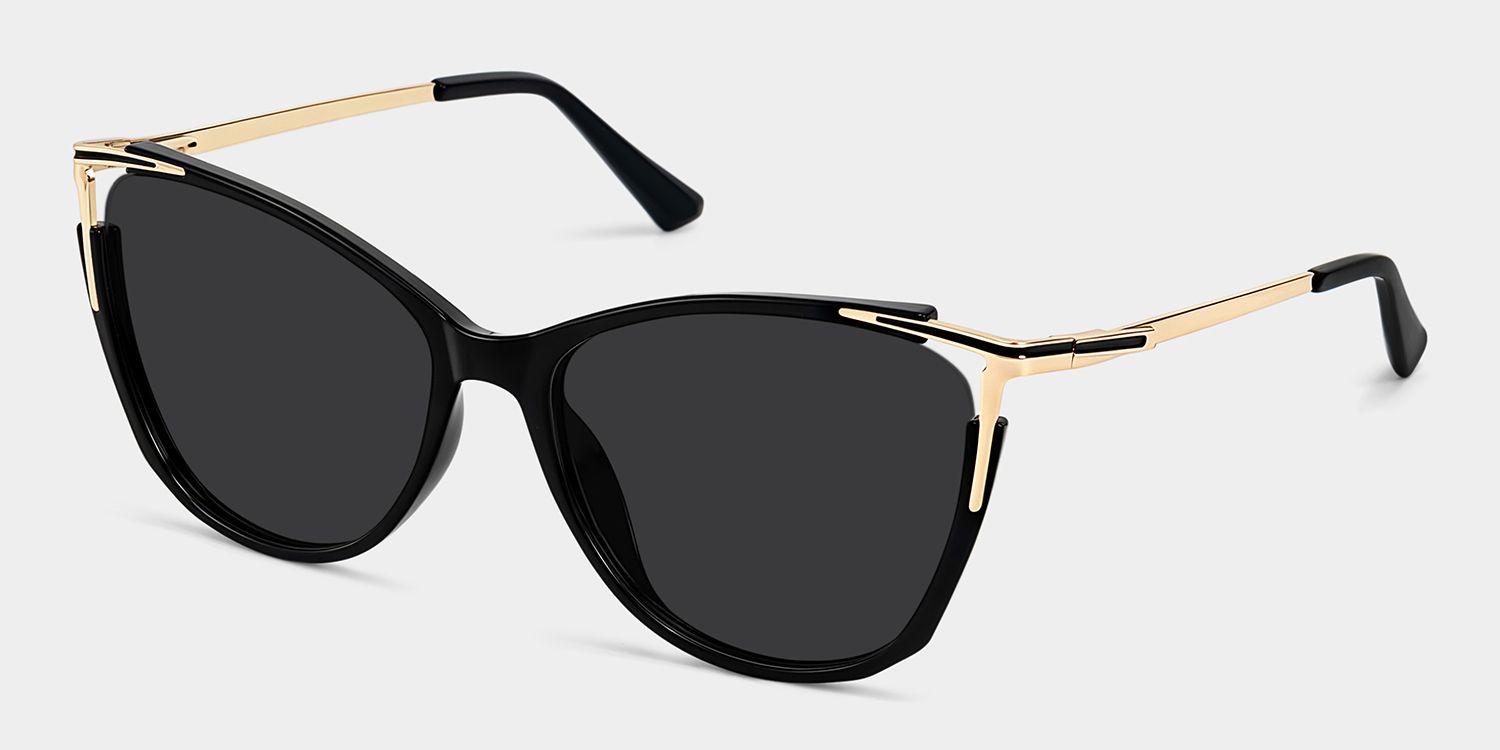 Yomary Cat Eye Style Black Frame Sunglasses | ZEELOOL2