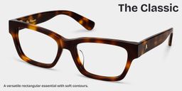The Classic Tortoise Rectangle Glasses3