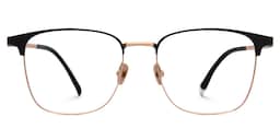 Boykai Browline Gold Glasses0