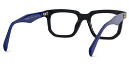 Keylin Rectangle Blue Glasses5