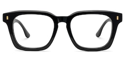Marleni Square Black Glasses1