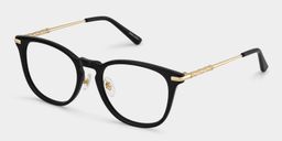 Laura Square Black Glasses3