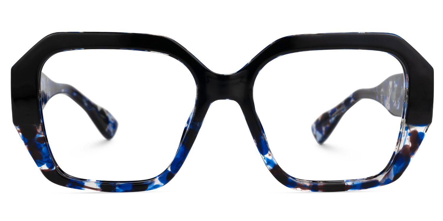 Geometric Tolani Brown Glasses deals -Zeelool Glasses