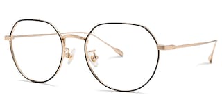 Herbert Round Black Glasses1