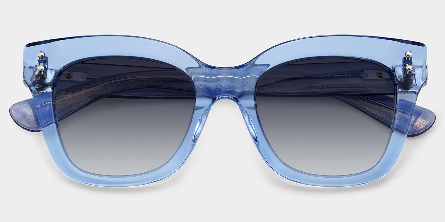 Affordable Blue Stella Butterfly Eyeglass Frames | ZEELOOL1