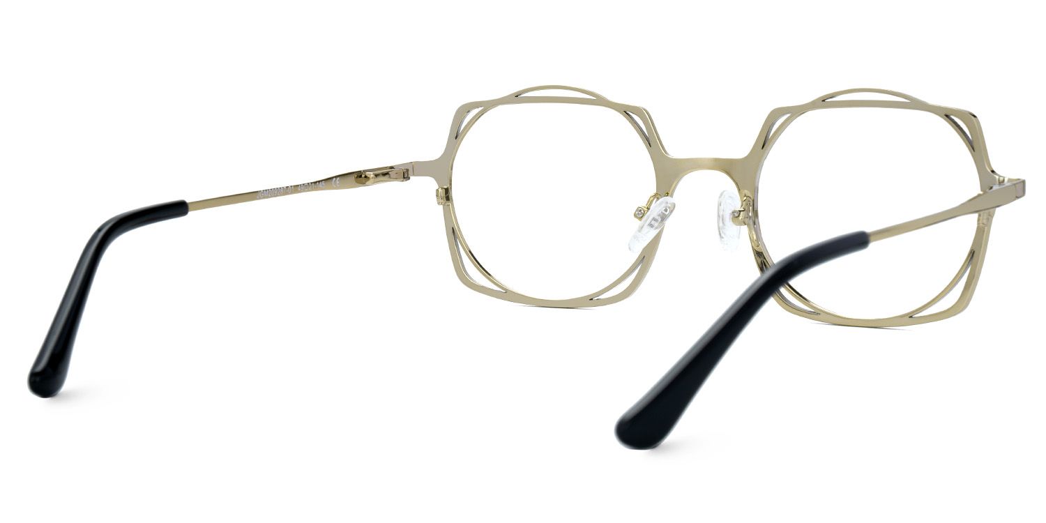 Modebe18k Gold Glasses in Square Full-Frame  | Zeelool3
