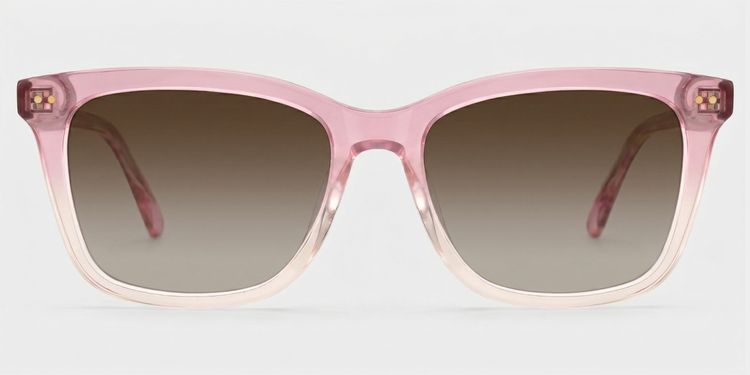 Layla Pink Square Glasses