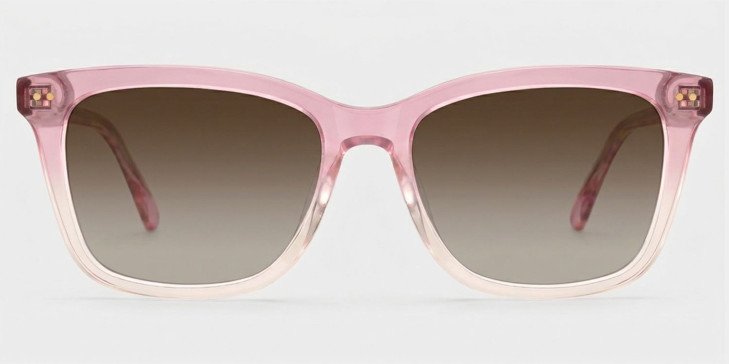 Layla Square Pink Sunglasses for Women & Men | ZEELOOL0