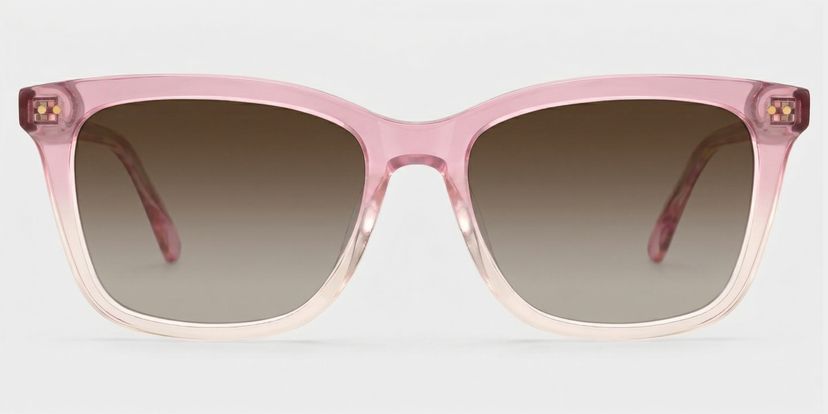 Layla Pink Square Glasses