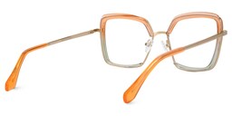 Cordaro Square Orange Glasses3