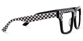 Chrissie Square Black Glasses4