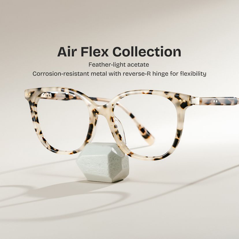 Daisy Tortoise Round Glasses