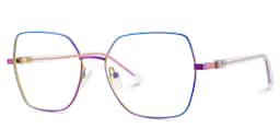 Billie Geometric Iridescent Glasses3