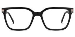 Rucker Rectangle Black Glasses0