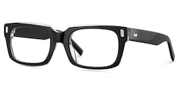 Fayssel Rectangle Black Glasses3