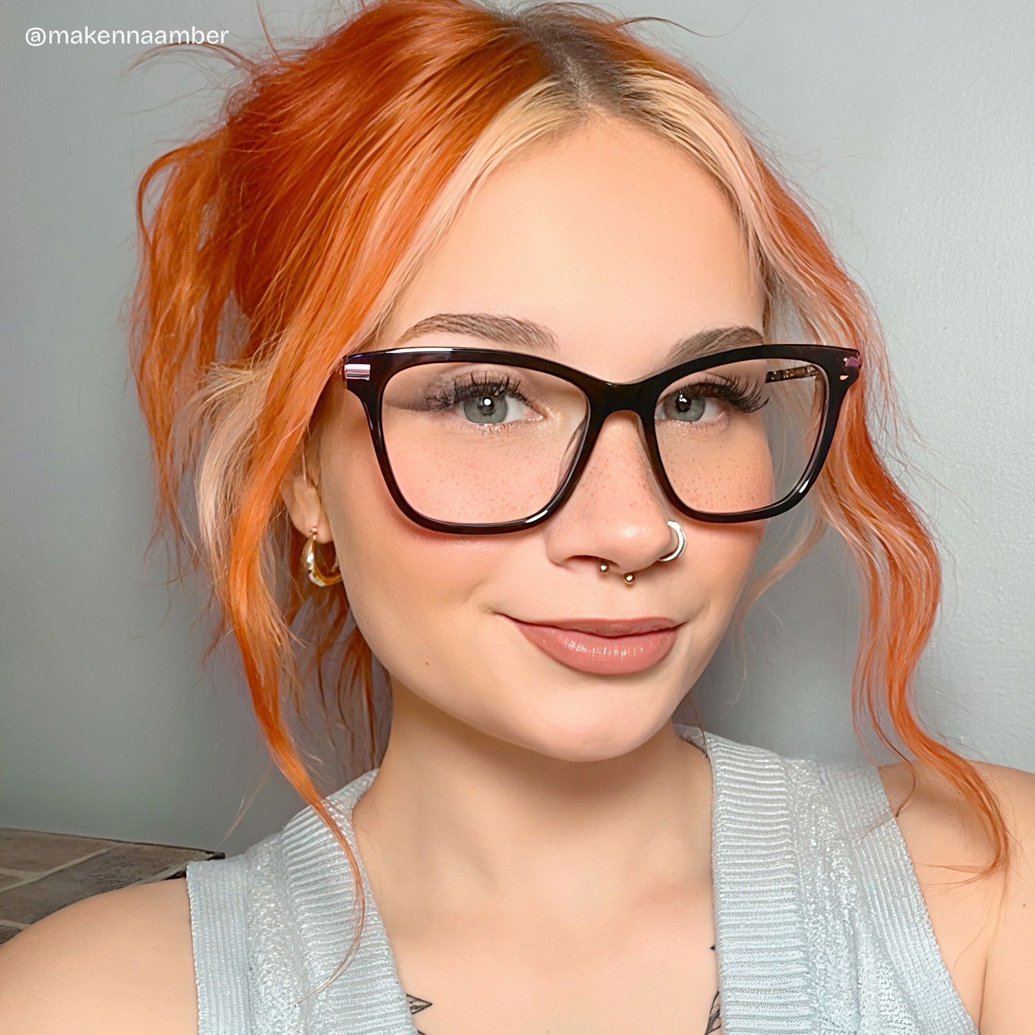 Eliot Rectangle Eyewear with Black6