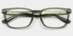 Buzz Green Rectangle Glasses2