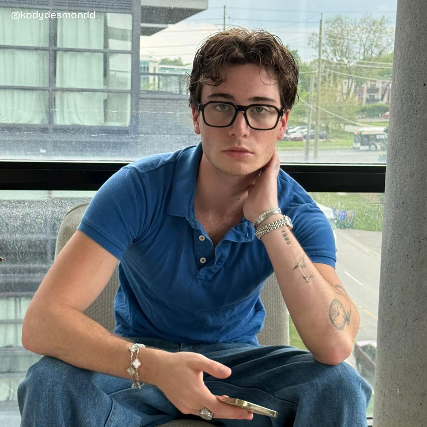 Arden Rectangle Tortoise Frame Eyeglasses for Man| ZEELOOL8