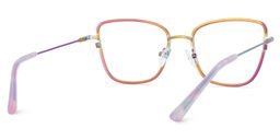 Solimar Iridescent Square Glasses5