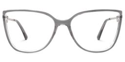 Celisa Cateye Gray Glasses0