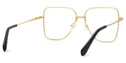 Alisandra Aviator Gold Glasses3