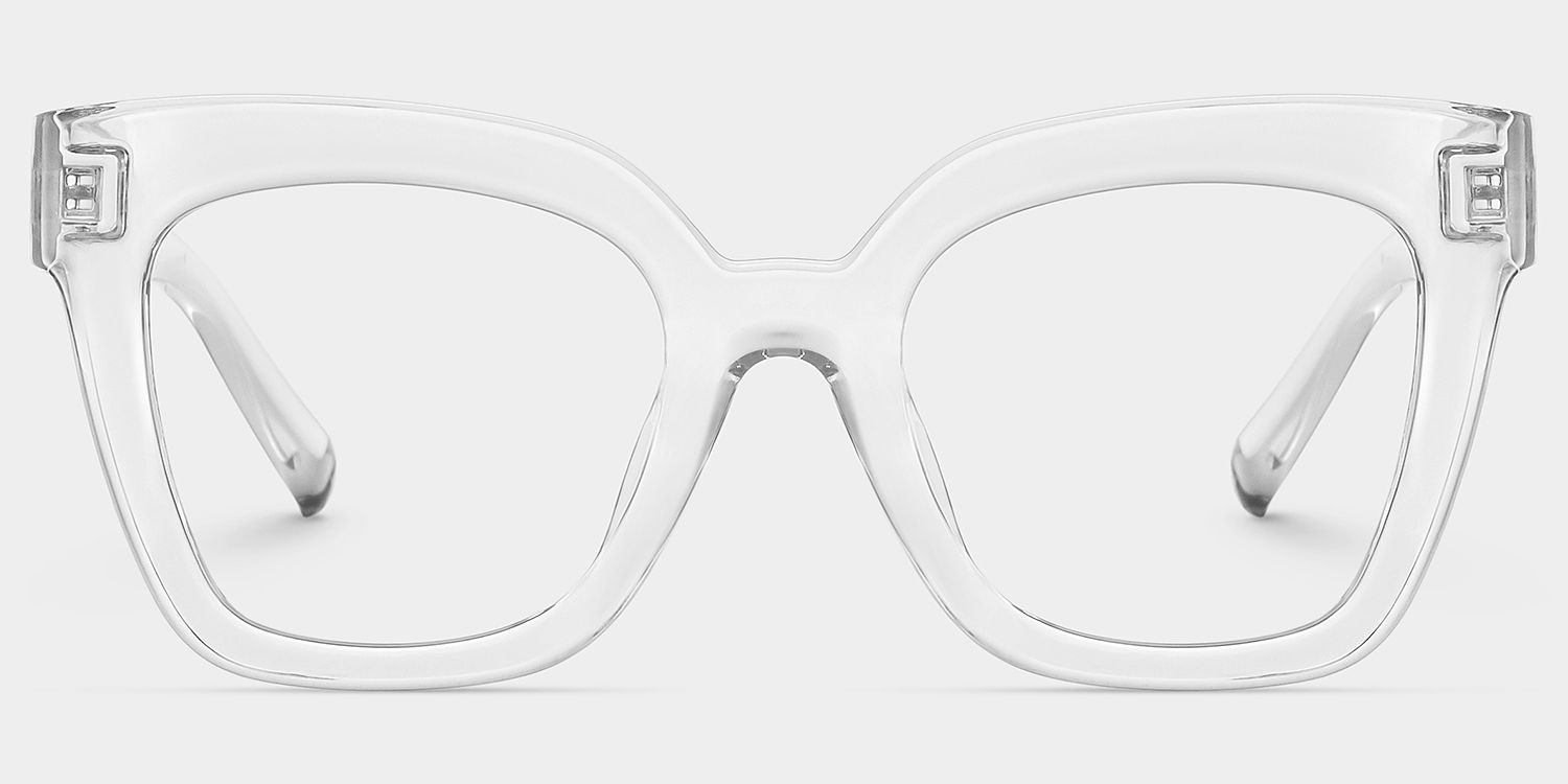 Malcolm Square Clear TR90 Frame Glasses | Zeelool0