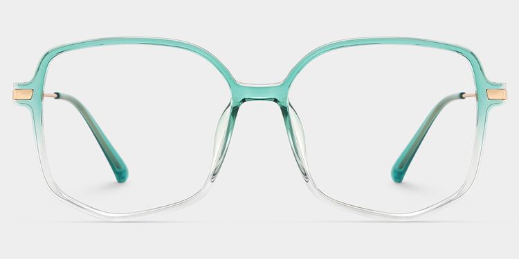 Payton Green Geometric Glasses