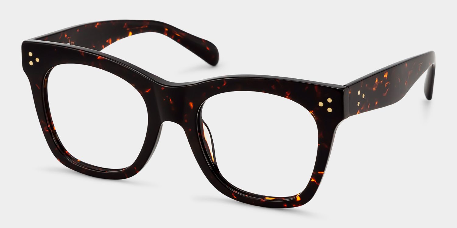 Gordon Rectangle Tortoise Frame Glasses | Zeelool