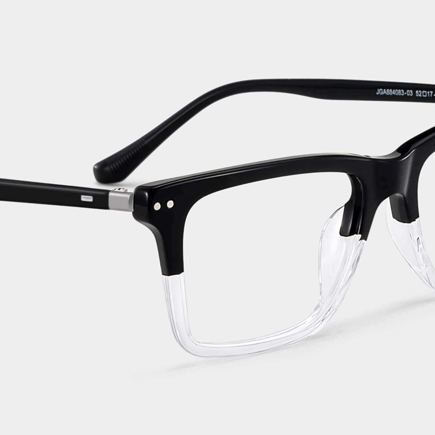 Harper Two-tone Frame Prescription Glasses with Rectangle