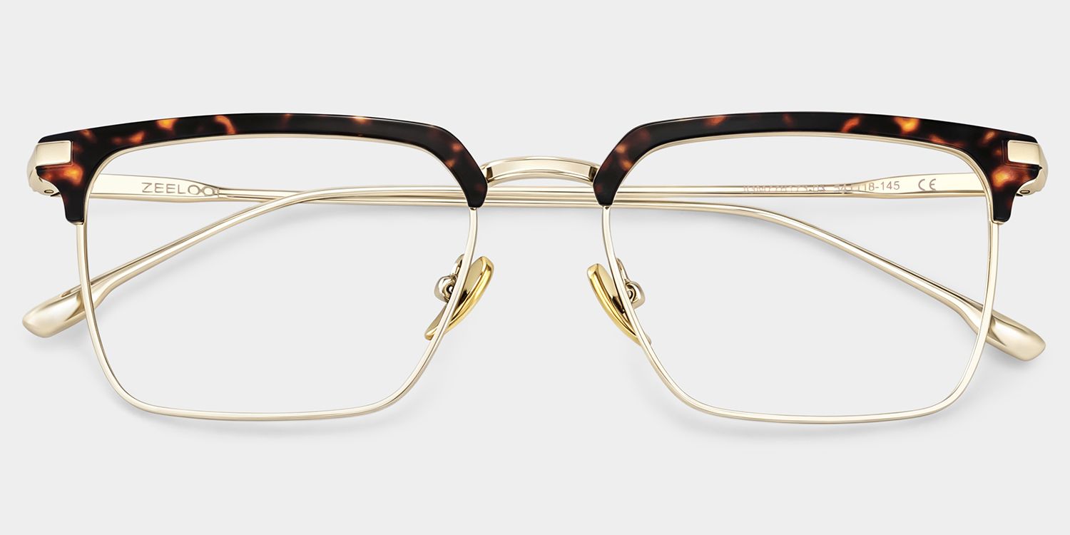 Addison Tortoise Browline Frame Glasses for Men | ZEELOOL2