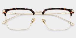Addison Tortoise Browline Glasses2
