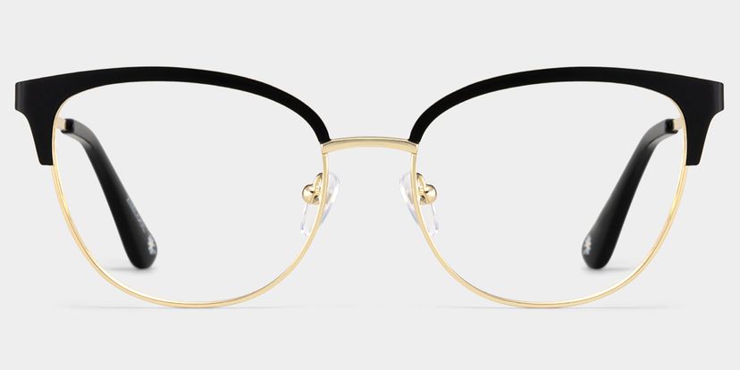 Lacey Browline Black Glasses