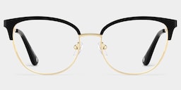 Lacey Browline Black Glasses3