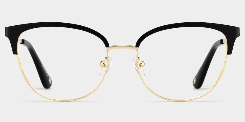 Lacey Browline Black Glasses