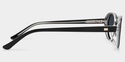 Lennon Black Oval Glasses3