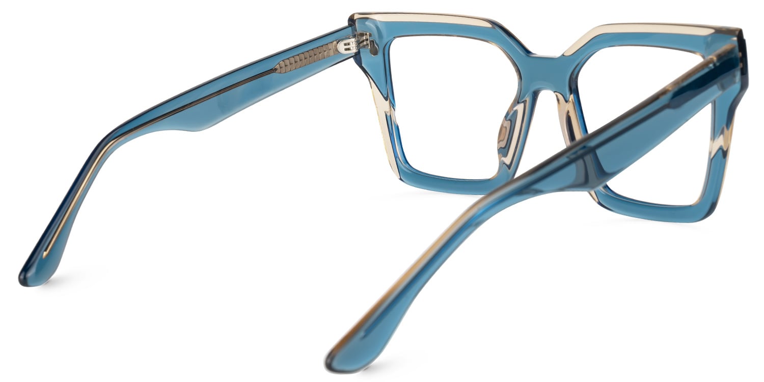 ᵔ-ᵔ Kevin Multicolor Memphis Glasses with Square Frame