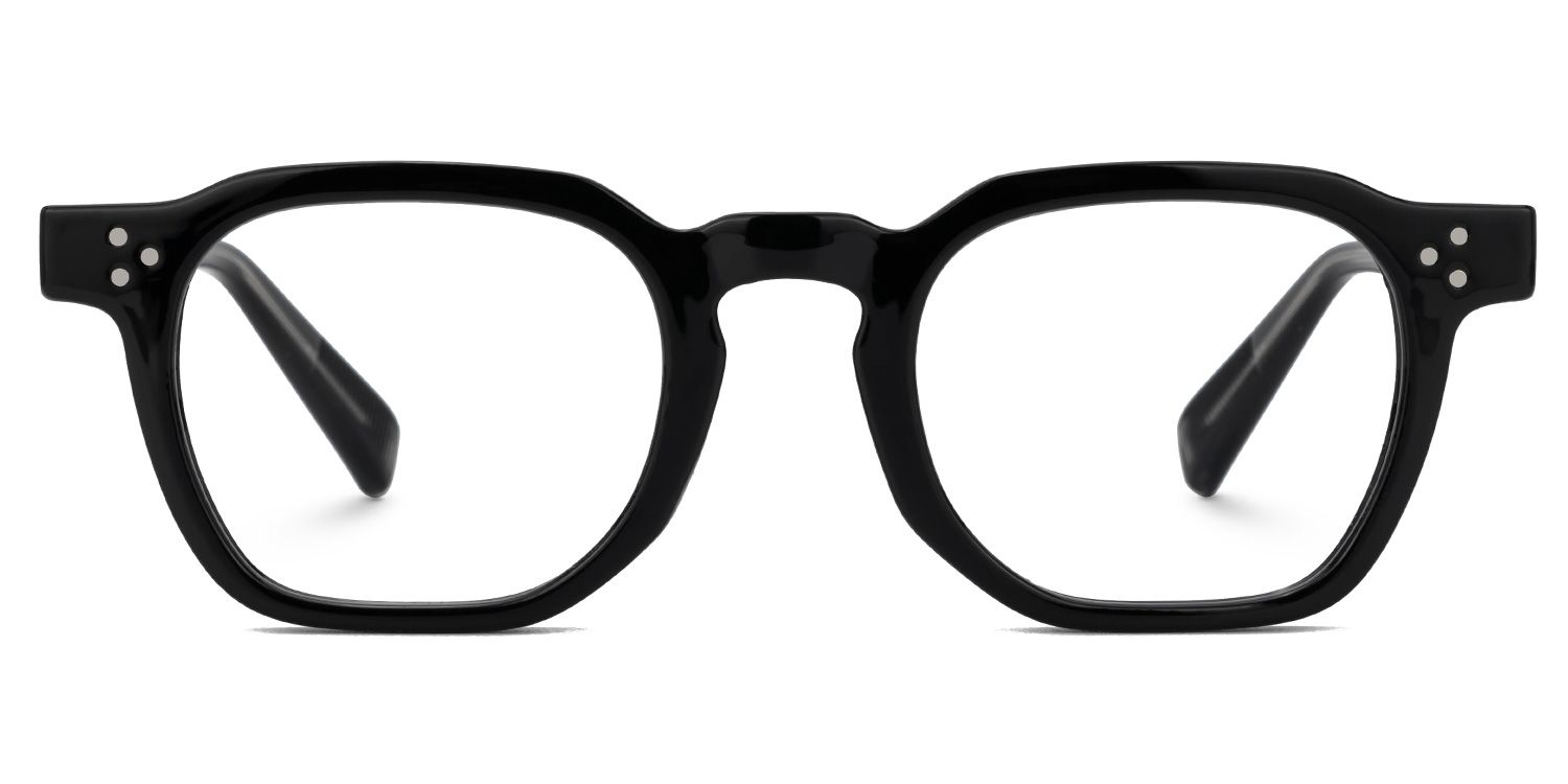 Moaya Eyeglasses in Square Black Frame | Zeelool0