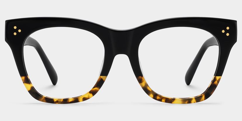 Tandy Rectangle Tortoise Glasses