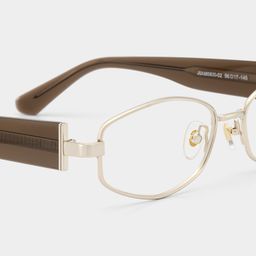 Dakota Brown Geometric Glasses4