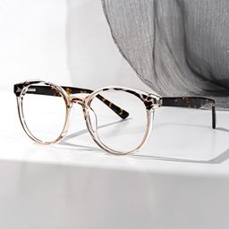 Jumesha Beige Round Glasses4
