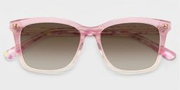 Layla Pink Square Glasses1