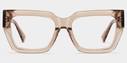 Maddox Square Beige Glasses5