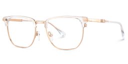 Zaira Browline Clear Glasses2