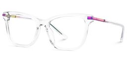 Eliot Clear Rectangle Glasses3