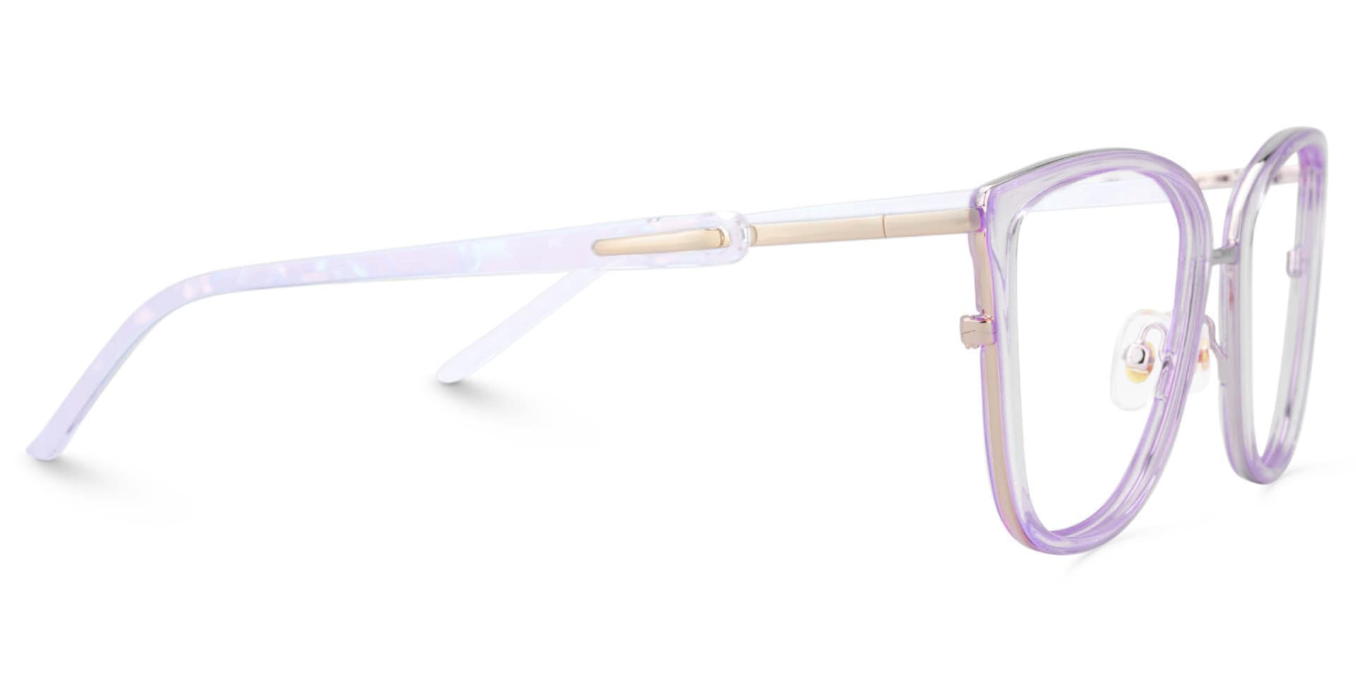 Cateye Transparent Purple Frames - Marisa deals at Zeelool3